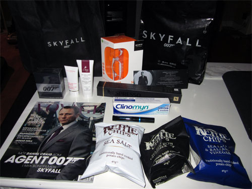 Skyfall goodybag