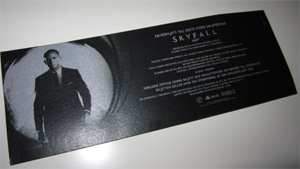 Skyfall voucher